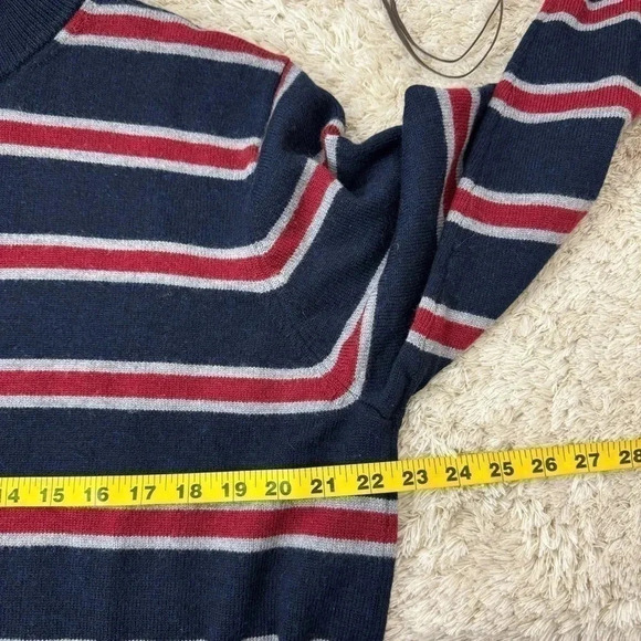 346 Brooks Brothers Men’s Extra Fine Merino Wool 1/4 Zip Sweaters XL - Picture 6 of 7